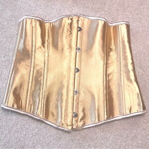 Gold Satin Corset
